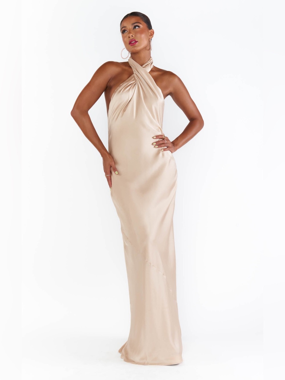 Show me your mumu Jasmine Halter Maxi Dress